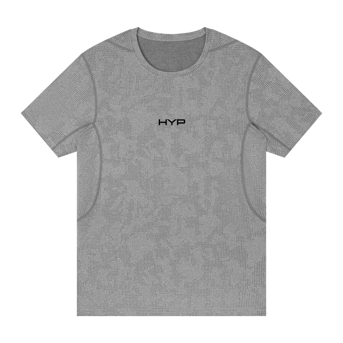 HYP Men's Jacquard Slim Mesh T-Shirt